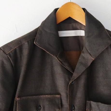 ASEEDONCLOUD アシードンクラウド　Immunity cloth Crafter jumpsuit　#dark brown 　【送料無料】
