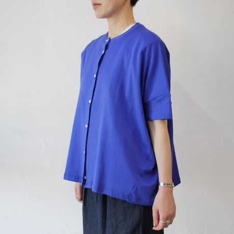 **再入荷**LinenYa リネンヤ　Tシャツカーディガン　#ブルー、アイスグレー、イエロー、レッド