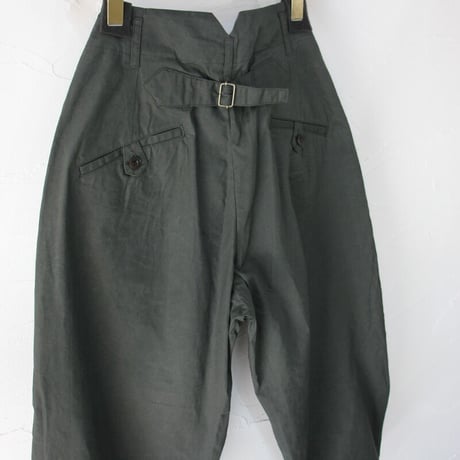 ASEEDONCLOUD アシードンクラウド　Old functional cloth Kiokushi trousers  #キャメル、ダークグリーン　【送料無料】
