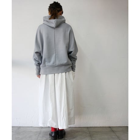 **またまた再入荷**　Linenya リネンヤ　コットンスウェットドルマンパーカー　#ピンク、サックスブルー、カーキ　【送料無料】