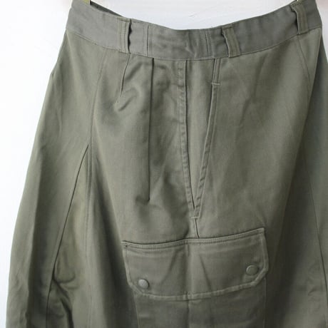 ARTE POVERA アルテポーヴェラ　フランスカーゴパンツ RE-スカート ＃オリーブMIX