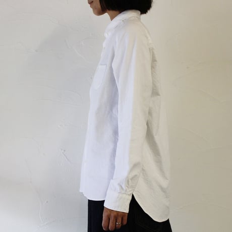 **S u K i M a -スキマ-別注・再入荷**LASSO ラッソ　スキマのラウンドカラーブラウス　♯ホワイト　【送料無料】