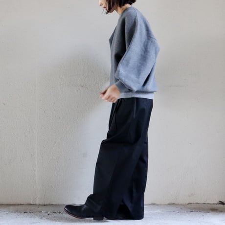 **またまた再入荷** TRAVAIL MANUEL トラバイユマニュアル　コンパクトチノストレッチバームパンツ　#杢グレー、ブラック