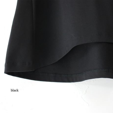 **再入荷** TRAVAIL MANUEL トラバイユマニュアル　ミディ天竺バックフレアTシャツ