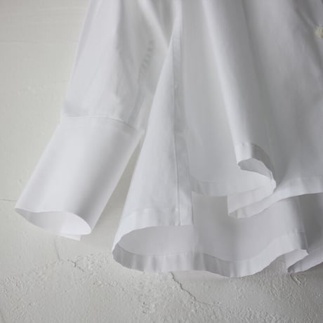 atelier naruse アトリエナルセ　コットン ~トーマスメイソン~ バンドカラーシャツ｜cotton ~THOMAS MASON~ band-collar shirt