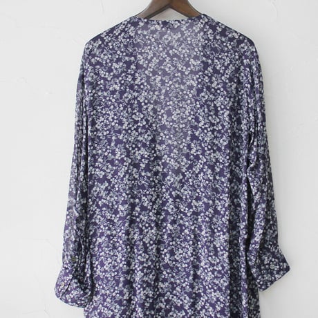atelier naruse アトリエナルセ　デヴォ社～mini flower～カシュクールワンピース　#ネイビー
