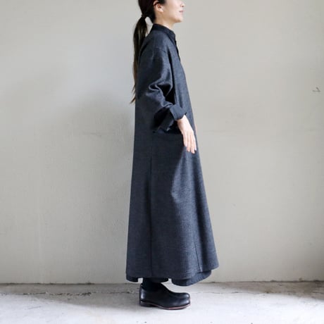 atelier naruse アトリエナルセ　wool jersey one-piece　ウールジャージーワンピース　【送料無料】