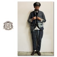 FUNSET OF ART ファンセットオブアート RANRU刺し子ウォールワークパンツ RANRU"SASHIKO"Wall Work Pants　#インディゴ　【送料無料】