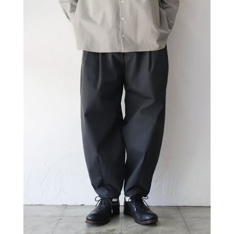ASEEDONCLOUD アシードンクラウド　Clergyman cloth Clergyman trousers #チャコール