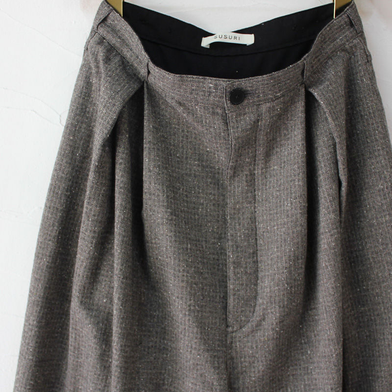 SUSURI ススリ ピザントパンツ #smoky brown 【送料無料】 | sukima