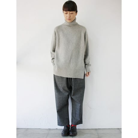 **サイズ欠け分再入荷**TRAVAIL MANUEL トラバイユマニュアル　杢グレンチェックポーラパンツ　#MGY,CGY,NVY