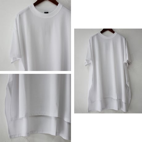 **再入荷** TRAVAIL MANUEL トラバイユマニュアル　ギザ天竺ルークＴシャツ　#ホワイト、グレーオリーブ、ブラック