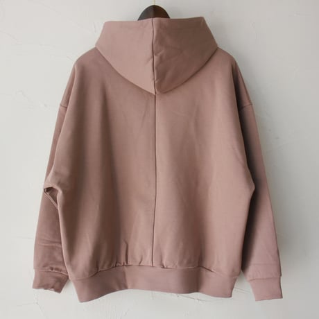 **またまた再入荷**  Linenya リネンヤ　裏毛コットンパーカー　#グレー、ピンクベージュ　【送料無料】