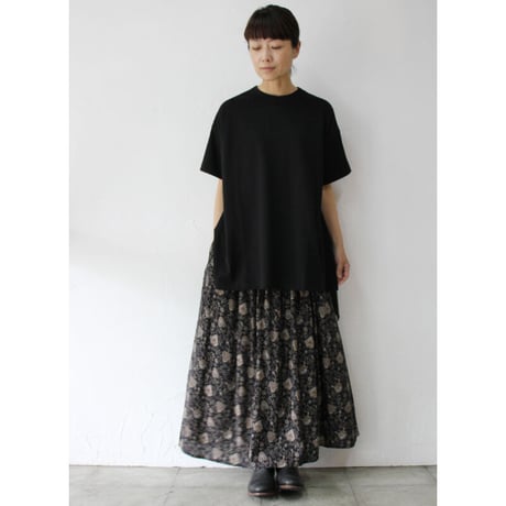 TRAVAIL MANUEL トラバイユマニュアル　フェア天竺ルークTシャツ　#ホワイト、ブラック
