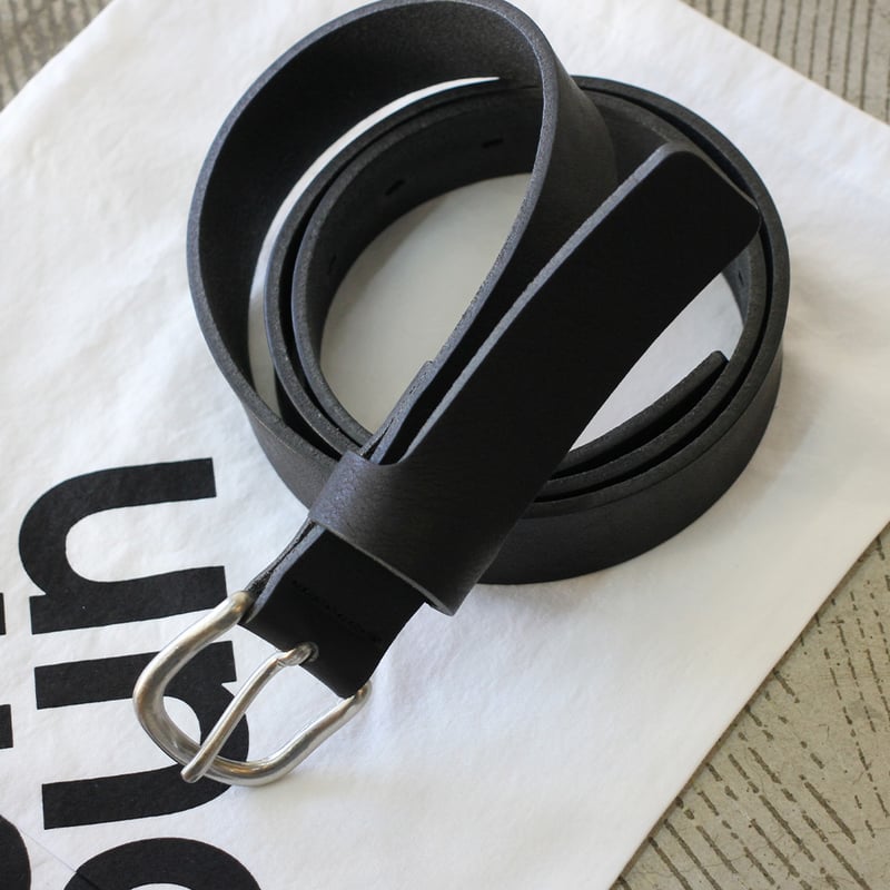 再入荷** homspun ホームスパン レザーベルト #ヌメ、ブラウン