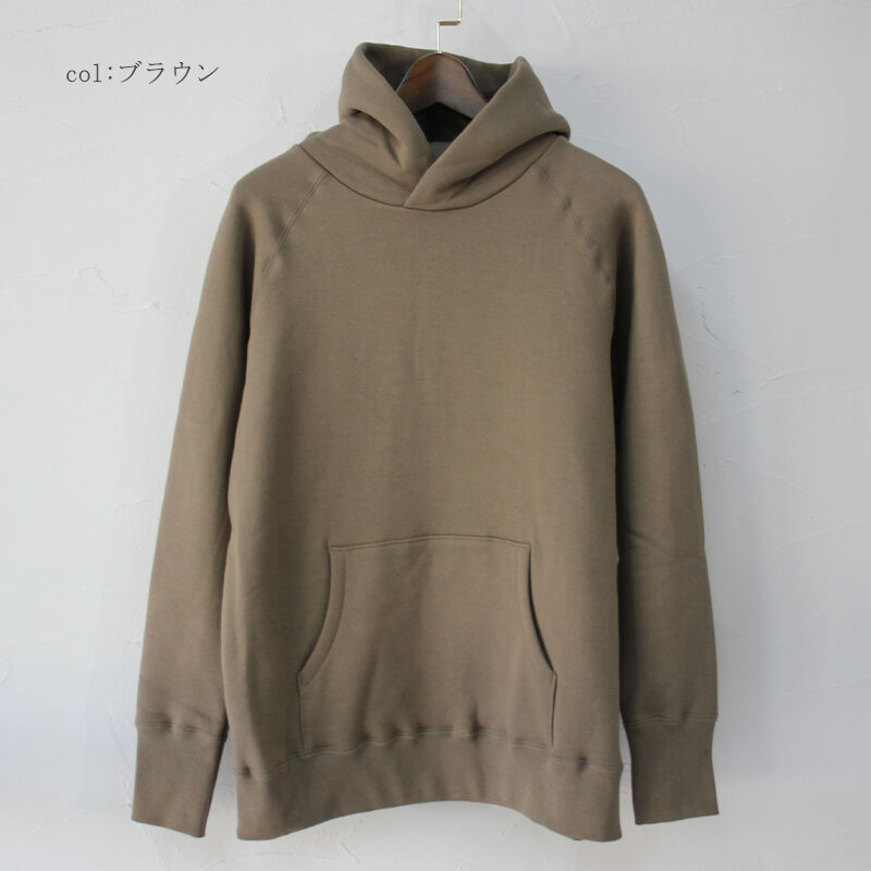 atelier naruse アトリエナルセ 裏毛コットンスウェットパーカー