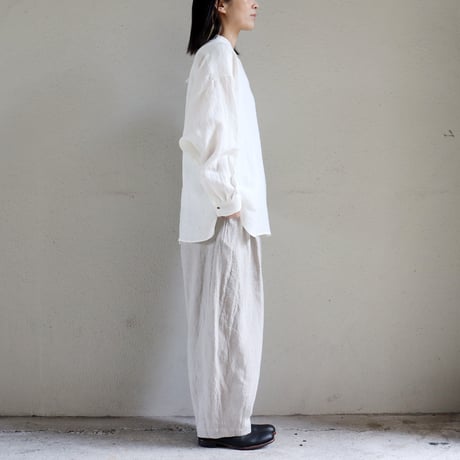 SUSURI ススリ　ハルシャツ　＃off white , black　【送料無料】
