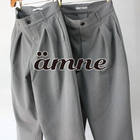 amne アンヌ　THERMO LITE orca slacks サーモライトオルカスラックス　#heather 【送料無料】