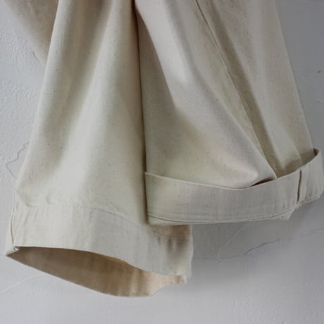 **またまた再入荷** sasanqua by trees サザンカバイツリース　カツラギバナナトラウザー　#アイボリー、ベージュ　【送料無料】