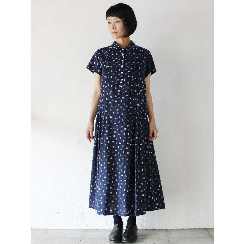 再入荷**susuri ススリ クナビーノワンピース ♯ネイビー 【送料