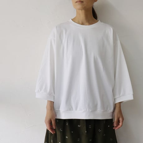 ARTE POVERA アルテポーヴェラ　コンパクトスムース8分袖クループルオーバー　【送料無料】