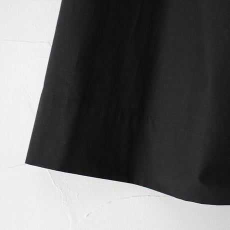 atelier naruse アトリエナルセ　コットンパッチポケットスカート　#オフ白、ブラック、ブルー　【送料無料】