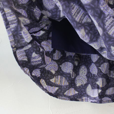 LILOU+LILY　Hedgehog  Tuck Skirt　ハリネズミタックスカート　#グレー、グリーン、パープル