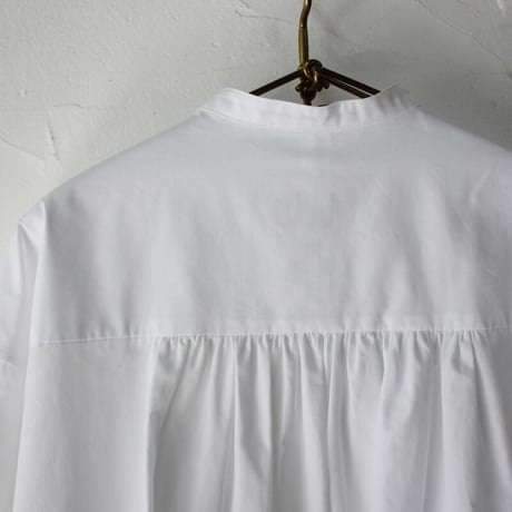 atelier naruse アトリエナルセ　コットン ~トーマスメイソン~ バンドカラーシャツ｜cotton ~THOMAS MASON~ band-collar shirt