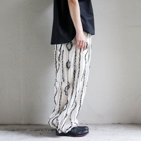 ASEEDONCLOUD アシードンクラウド　Festival cloth Kafusho trousers ＃off white　【送料無料】