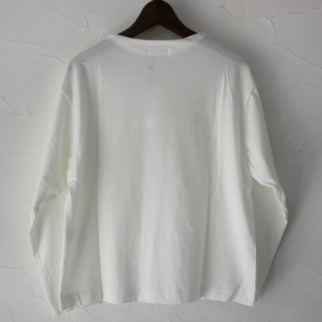 atelier naruse アトリエナルセ　コットンハイネックカットソー（長袖）#オフホワイト、ミントグリーン、チャコール