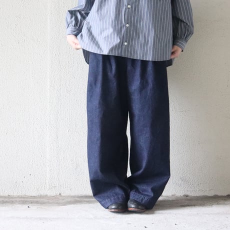 CAERULA PER LIGHTS カエルラパーライツ　11ozデニムタックワイドパンツ　#インディゴ
