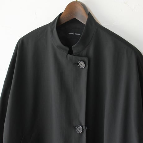 TRAVAIL MANUEL トラバイユマニュアル　スプリットツイルマオコート　#ブラック　【送料無料】