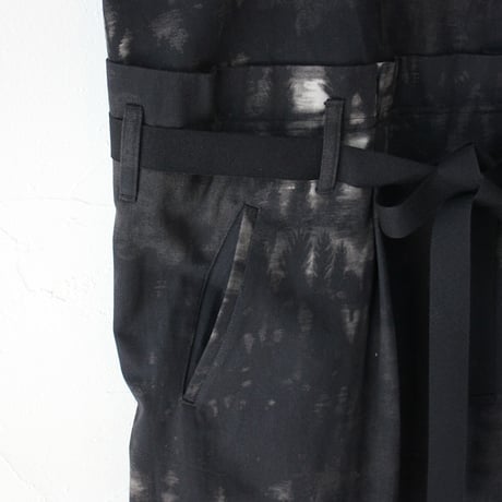 ASEEDONCLOUD アシードンクラウド　Fog forest denim Sankayo apron dress #black