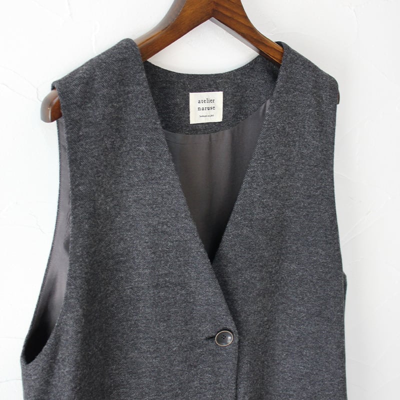 atelier naruse アトリエナルセ cotton&wool herring-bon atelier naruse アトリエナルセ cotton&wool herring-bon