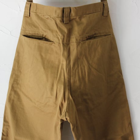 homspun ホームスパン　高密度ウェポンチノパンツ　#キャメル