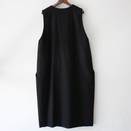 atelier naruse アトリエナルセ　コットンウールヘリンボンジャンパースカート  cotton&wool herring-bone jumper skirt　【送料無料】