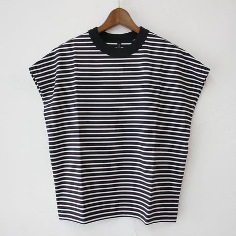 TRAVAIL MANUEL トラバイユマニュアル　ミディボーダーフレンチTシャツ