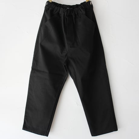 TRAVAIL MANUEL トラバイユマニュアル ヴィンテージピケユニティパンツ　#オフ白、ブラック