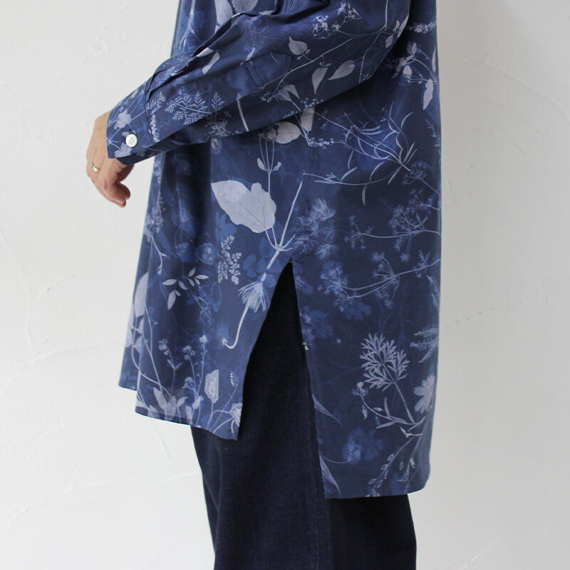 ASEEDONCLOUD アシードンクラウド Flower Blue Print Pajama