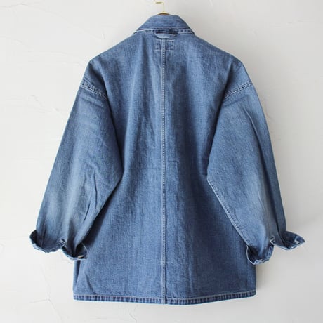 sasanqua by trees サザンカバイツリーズ　10.5オンスネップデニムカバーオール　#3year wash