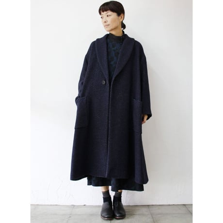 **最終在庫分再入荷** SUSURI ススリ　ドナーコート　♯navy 【送料無料】
