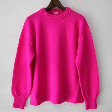 homspun ホームスパン　シェットランドプルオーバー　#ダークネイビー、パープル、ピンク、ナチュラル