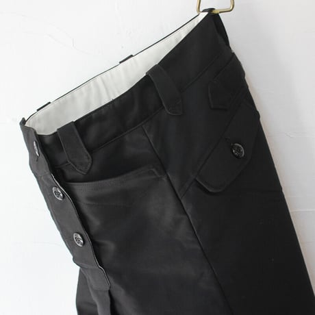 ASEEDONCLOUD アシードンクラウド　Fieldstone moleskin Forest carpenter’s trousers #ブラック　【送料無料】