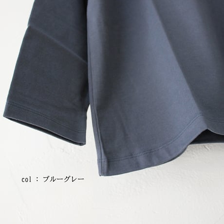 TRAVAIL MANUEL トラバイユマニュアル　クラシック天竺長袖バインダーTシャツ