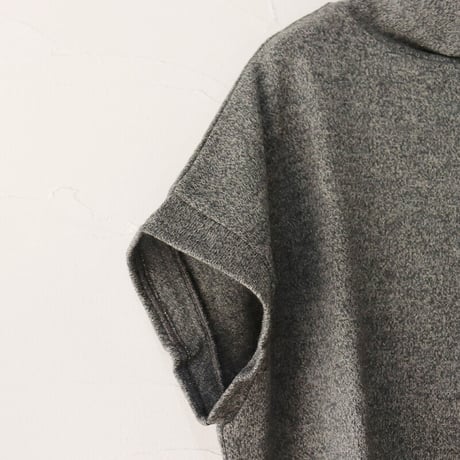 **TOPネイビーのみ再入荷** LinenYa リネンヤ　ハイネックニットベスト　#TOPネイビー、ネイビー、ブラウン　【送料無料】