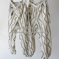 ASEEDONCLOUD アシードンクラウド　Festival cloth Kafusho trousers ＃off white　【送料無料】
