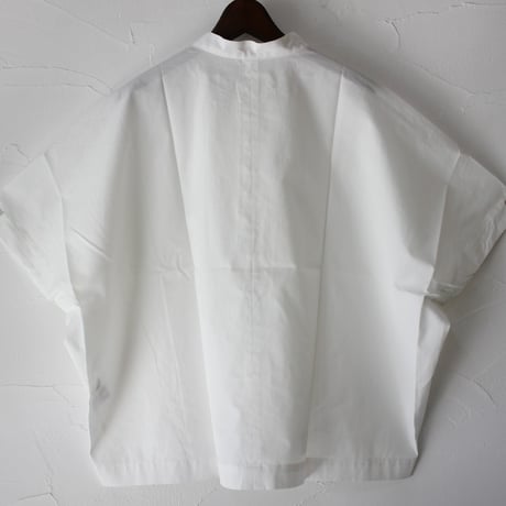 **またまた再入荷** LinenYa リネンヤ　ギザコットンｘスーピマコットンヘンリーネックブラウス