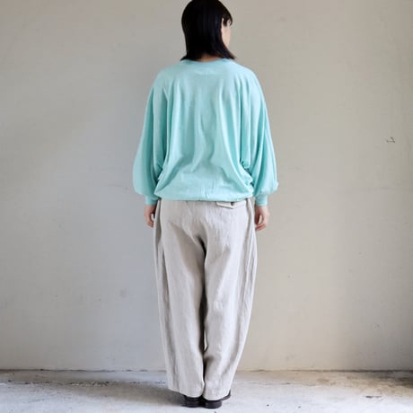 atelier naruse アトリエナルセ　コットンスラブバルーンカットソー　cotton slub balloon cut&sewn