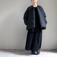 MAGALI マガリ ガーメントダイ・コットンレース・サイドボタンスカート