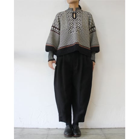 ASEEDONCLOUD アシードンクラウド　Kigansai Knit Blouse #black 【送料無料】